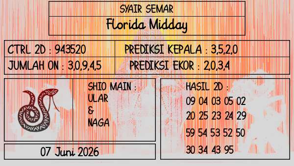 SYAIR SEMAR - Florida Midday