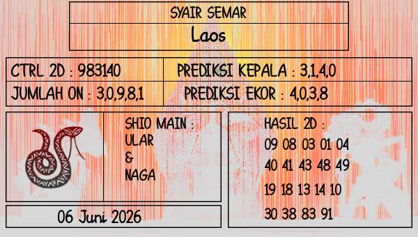 SYAIR SEMAR - Laos