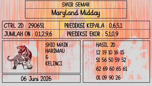 SYAIR SEMAR - Maryland Midday