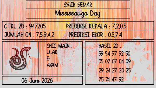 SYAIR SEMAR - Mississauga Day