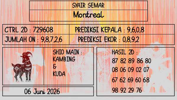 SYAIR SEMAR - Montreal