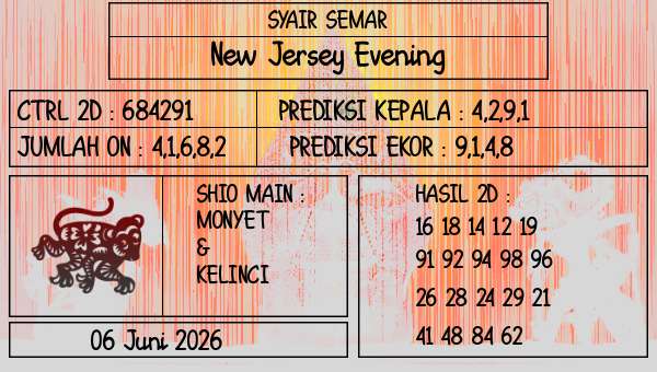SYAIR SEMAR - New Jersey Evening
