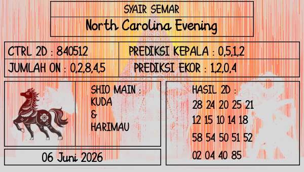 SYAIR SEMAR - North Carolina Evening