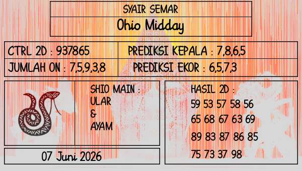 SYAIR SEMAR - Ohio Midday