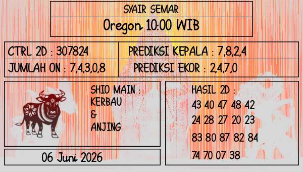 SYAIR SEMAR - Oregon 10:00 WIB