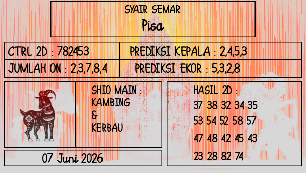 SYAIR SEMAR - Pisa