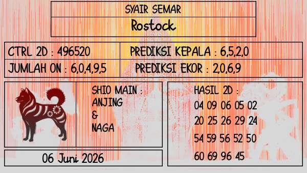 SYAIR SEMAR - Rostock