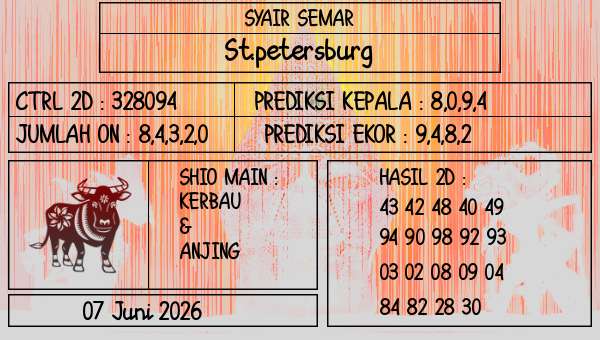 SYAIR SEMAR - St.petersburg