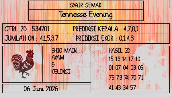 SYAIR SEMAR - Tennesse Evening