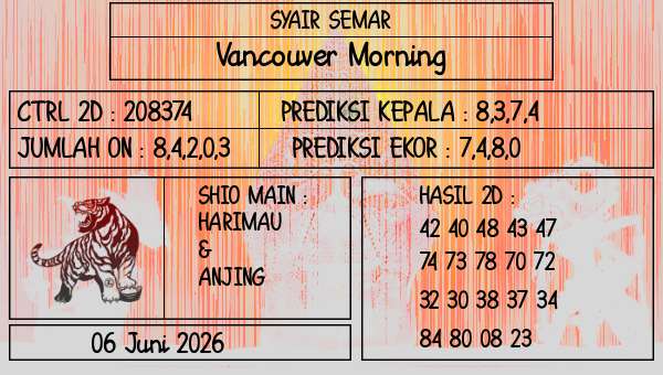 SYAIR SEMAR - Vancouver Morning