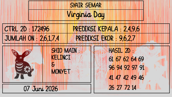 SYAIR SEMAR - Virginia Day