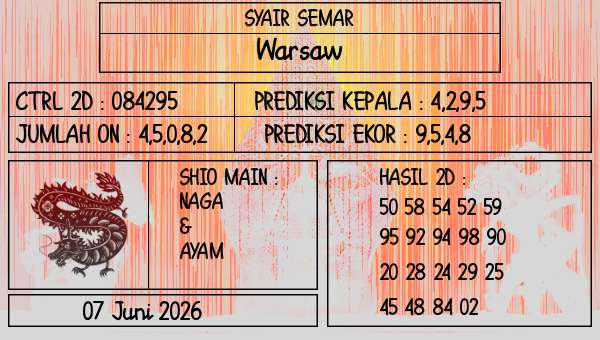 SYAIR SEMAR - Warsaw