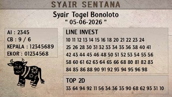  - Syair Togel Bonoloto