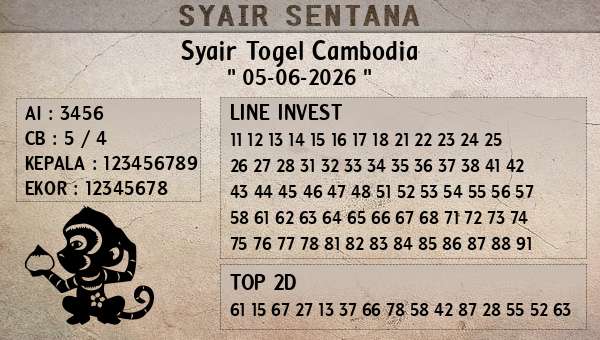  - Syair Togel Cambodia