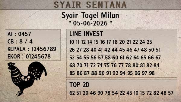  - Syair Togel Milan