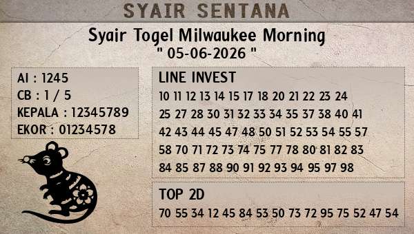  - Syair Togel Milwaukee Morning