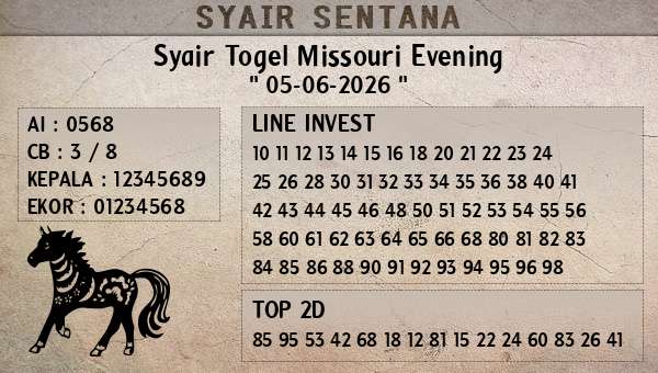  - Syair Togel Missouri Evening