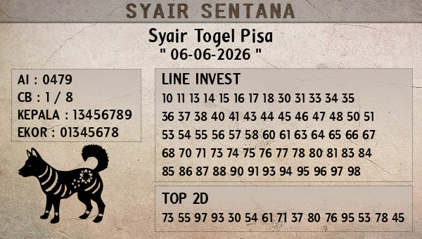  - Syair Togel Pisa