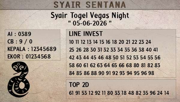  - Syair Togel Vegas Night