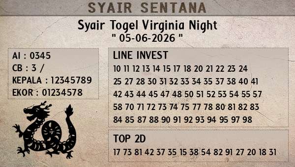  - Syair Togel Virginia Night