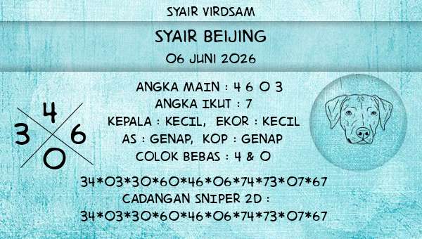 Syair Virdsam - Syair Beijing