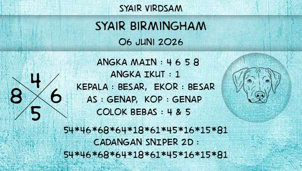 Syair Virdsam - Syair Birmingham