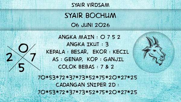 Syair Virdsam - Syair Bochum