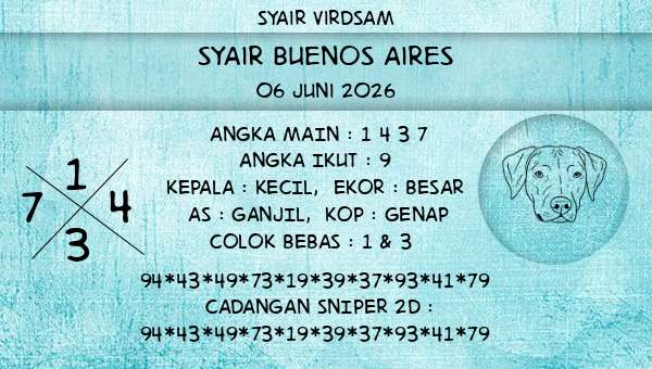 Syair Virdsam - Syair Buenos Aires