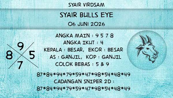 Syair Virdsam - Syair Bulls Eye