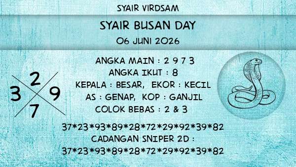 Syair Virdsam - Syair Busan Day