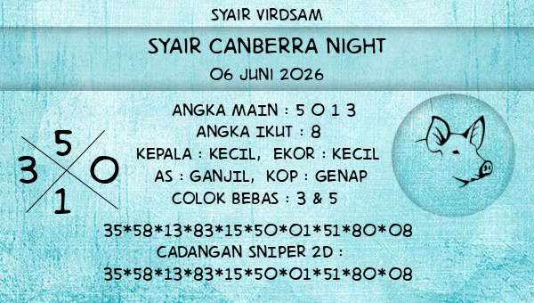 Syair Virdsam - Syair Canberra Night