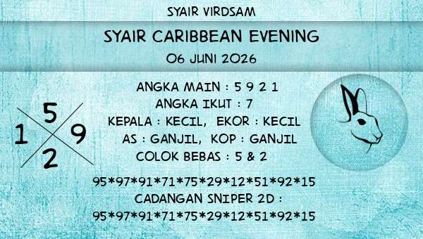 Syair Virdsam - Syair Caribbean Evening
