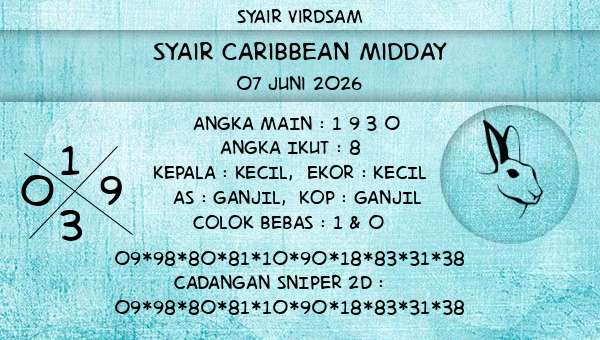 Syair Virdsam - Syair Caribbean Midday