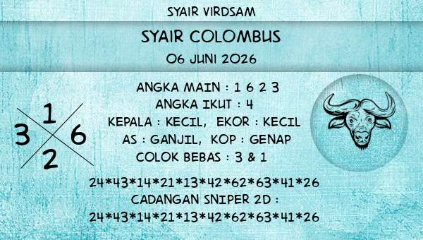 Syair Virdsam - Syair Colombus