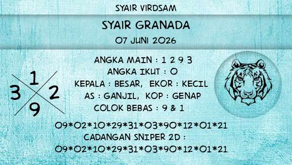 Syair Virdsam - Syair Granada