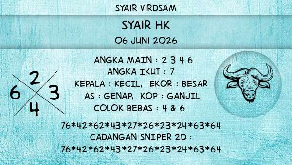 Syair Virdsam - Syair HK