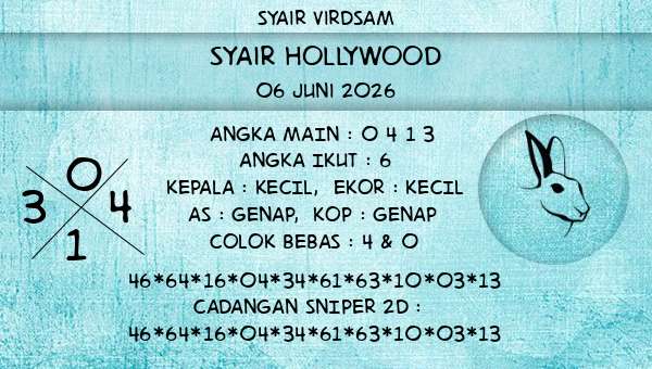 Syair Virdsam - Syair Hollywood