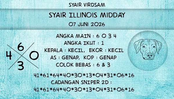 Syair Virdsam - Syair Illinois Midday