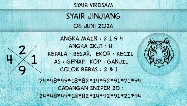 Syair Virdsam - Syair Jinjiang