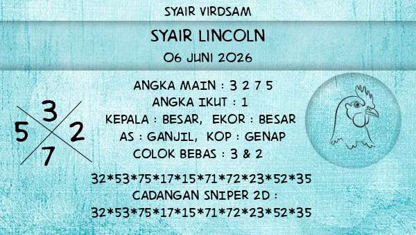 Syair Virdsam - Syair Lincoln