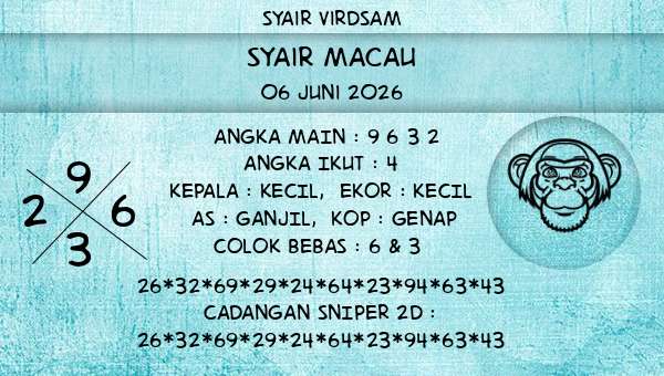 Syair Virdsam - Syair Macau