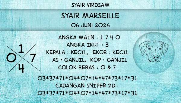 Syair Virdsam - Syair Marseille
