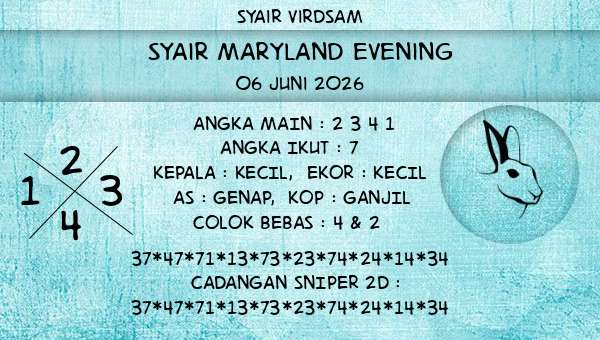 Syair Virdsam - Syair Maryland Evening