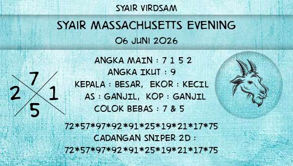Syair Virdsam - Syair Massachusetts Evening