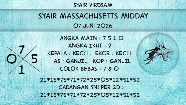 Syair Virdsam - Syair Massachusetts Midday