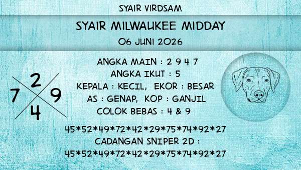 Syair Virdsam - Syair Milwaukee Midday
