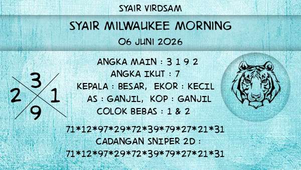 Syair Virdsam - Syair Milwaukee Morning