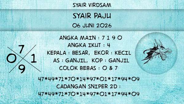 Syair Virdsam - Syair Paju