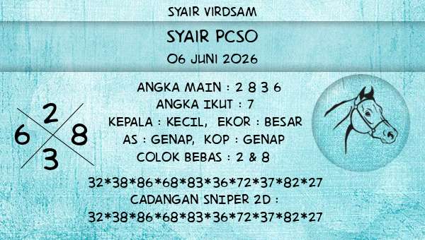 Syair Virdsam - Syair Pcso