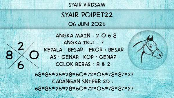 Syair Virdsam - Syair Poipet22